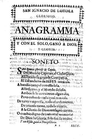 San Ignacio de Loyola Glorioso