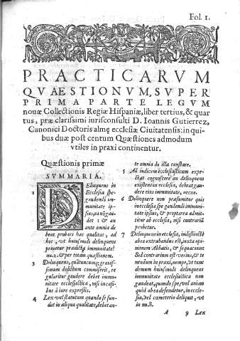 Practicarvm Qvaestionvm, svper prima parte legvm... Liber tertius, & quartus