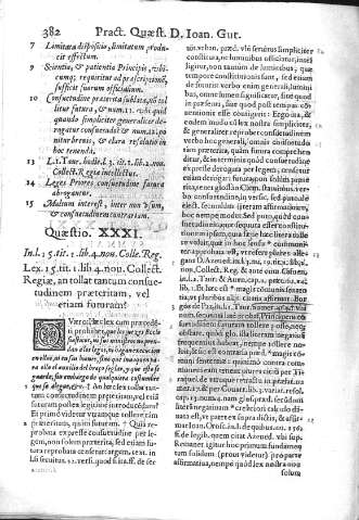Quaestio. XXXI