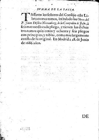 Svmma de la Tassa