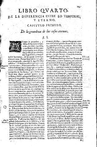 Libro Qvarto. Capitvlo Primero. De la grandeza de las cosas eternas