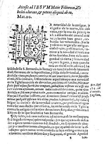 Accesit ad IESUM mater Filiorum Zabedei adorans, et petens aliquod ab eo. Mat 20.