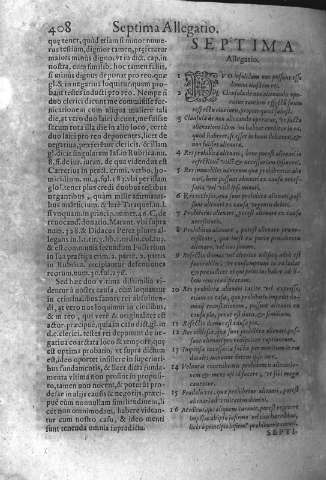Septima Allegatio