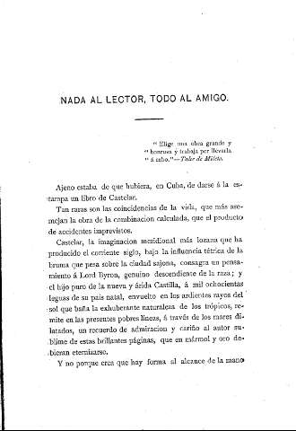 Nada al lector, todo al amigo
