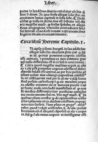 Circa Librum Iheremie