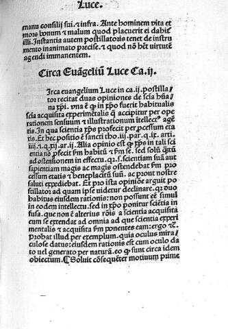 Circa Euangelium Luce