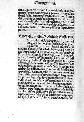 Circa Euangelium Johanis
