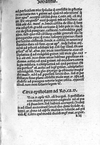 k iij [Circa epistolam ad Romanus]