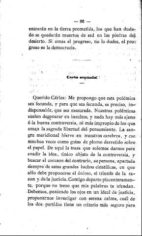 Carta segunda