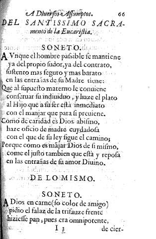 Del Santissimo Sacramento de la Eucaristía
