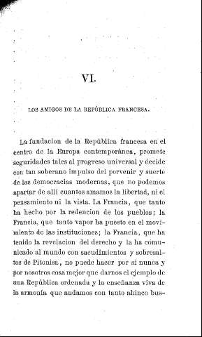 VI. Los amigos de la república francesa