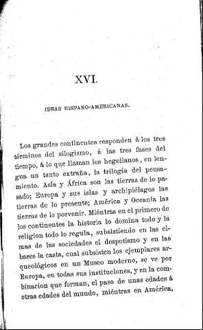 XVI. Ideas hispano-americanas