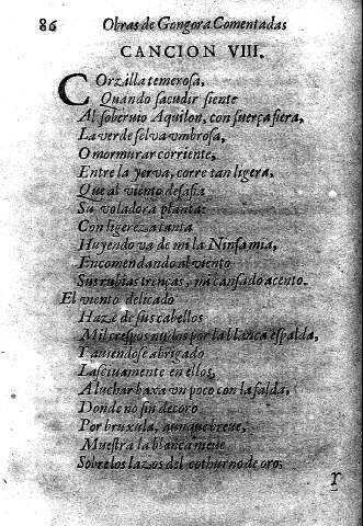 Cancion VIII.