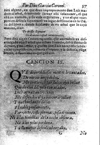 Cancion IX.