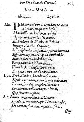 Egloga I.