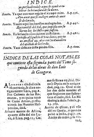 Indice de las cosas notables que contiene esta segunda parte...