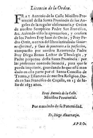 Licencia de la Orden