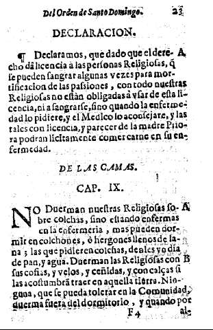 De las camas. Cap. IX.