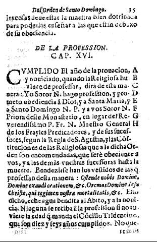 De la Profession. Cap. XVI.