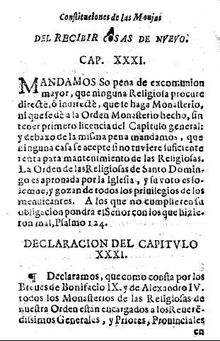 De recibir casas de nuevo. Cap. XXXI. 