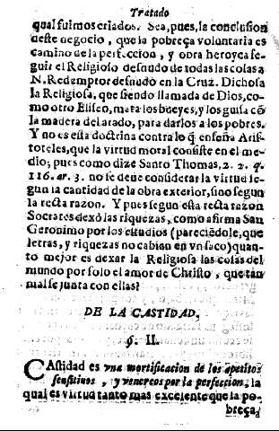 De la castidad. II.