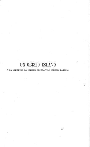 Un obispo eslavo y la unión de la Iglesia griega y la Iglesia latina