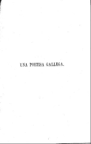 Una Poetisa gallega