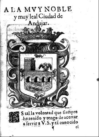 A la muy leal Ciudad de Andujar.