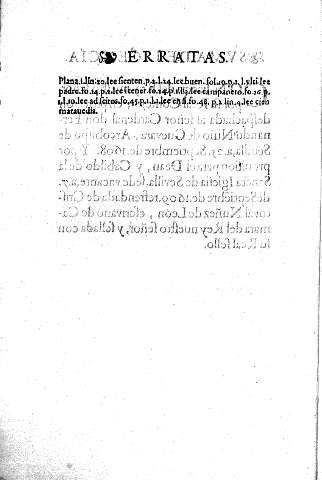 Fe de erratas