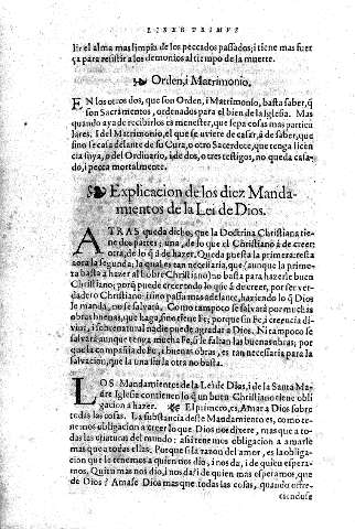 Explicacionde los diez Mandamientos de la Lei de Dios