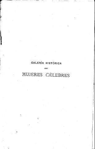 Galería histórica de mujeres célebres