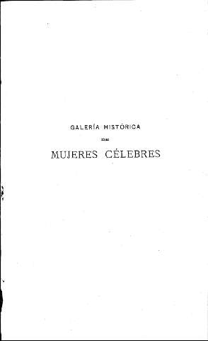 Galería histórica de mujeres célebres