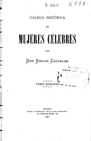Galería histórica de mujeres célebres. Tomo Segundo