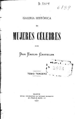 Galería histórica de mujeres célebres. Tomo III