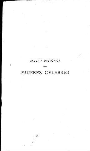 Galería histórica de mujeres célebres