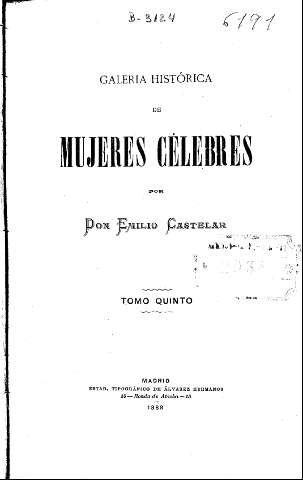 Galería histórica de mujeres célebres. Tomo Quinto
