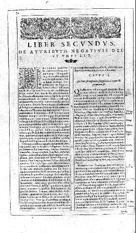 LIBER SECUNDUS DE ATTRIBUTIS NEGATIVIS DEI, UT UNUS EST.
