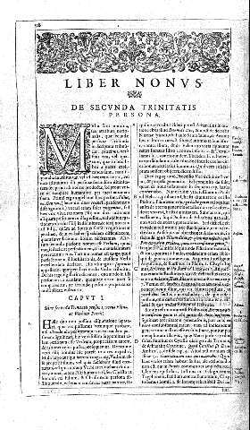 LIBER NONUS. DE SECUNDA TRINITATIS PERSONA.