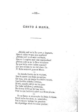 Canto á María
