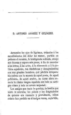 D. Antonio Aparisi y Guijarro