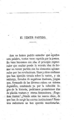 El tercer partido