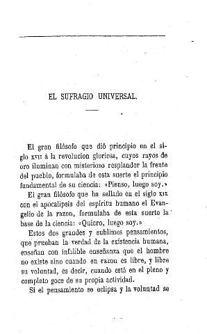 El sugragio universal