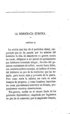 La democracia europea. Artículo II