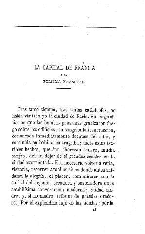 La capital de Francia y la política francesa