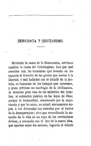 Democracia y Cristianismo