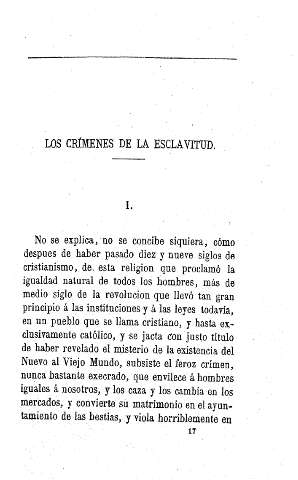 Los crímenes de la esclavitud