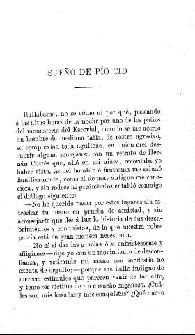 Sueño de Pío Cid