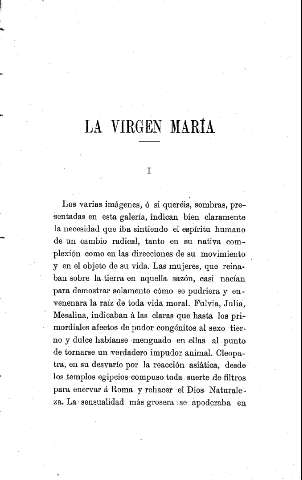La Virgen María. I