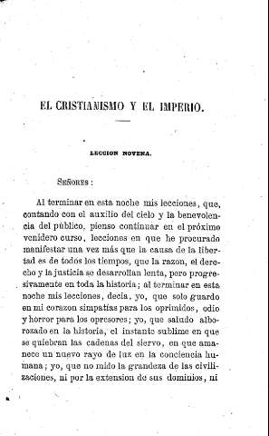 El Cristianismo y el Imperio. - Lección novena