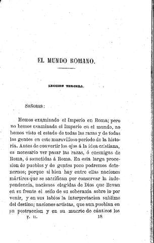 El mundo romano. - Lección tercera